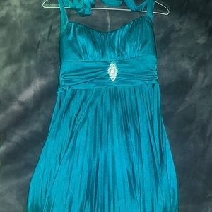 blue speechless dress